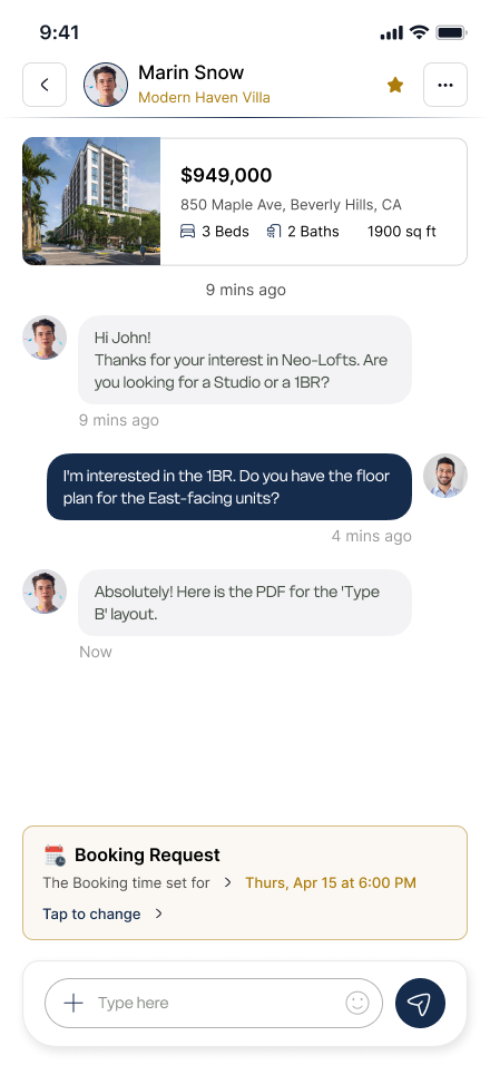 Chat with a NewCon agent
